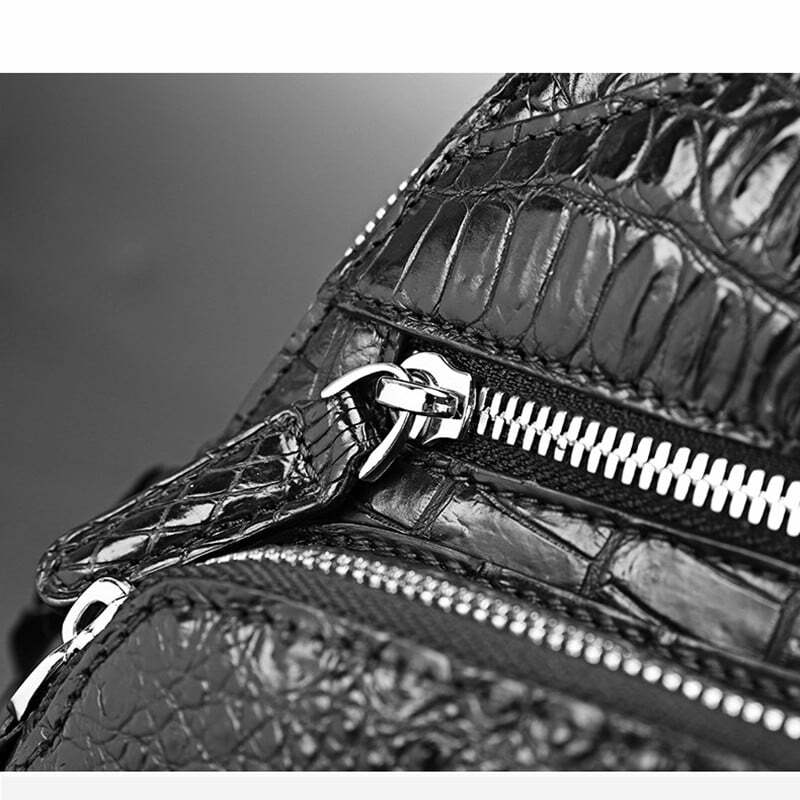 Men's Crocodile Chest Bag Sling Backpack Crossbody Shoulder Bags - Everweek