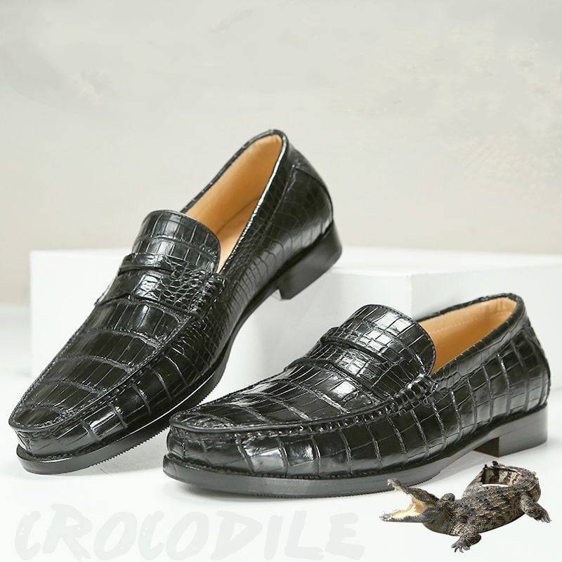 GENUINE CROCODILE SKIN MENS SHOES LEATHER ALLIGATOR 100% (handmade shoes)