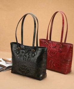 alligator shoulder bag
