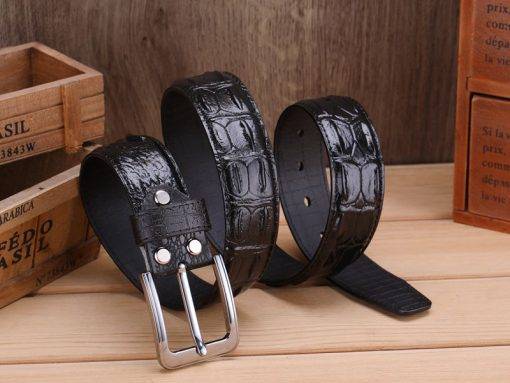 Men Belt Genuine Leather Luxury Brand Male Belts Strap Original Natural Cowskin Belts - Image 8