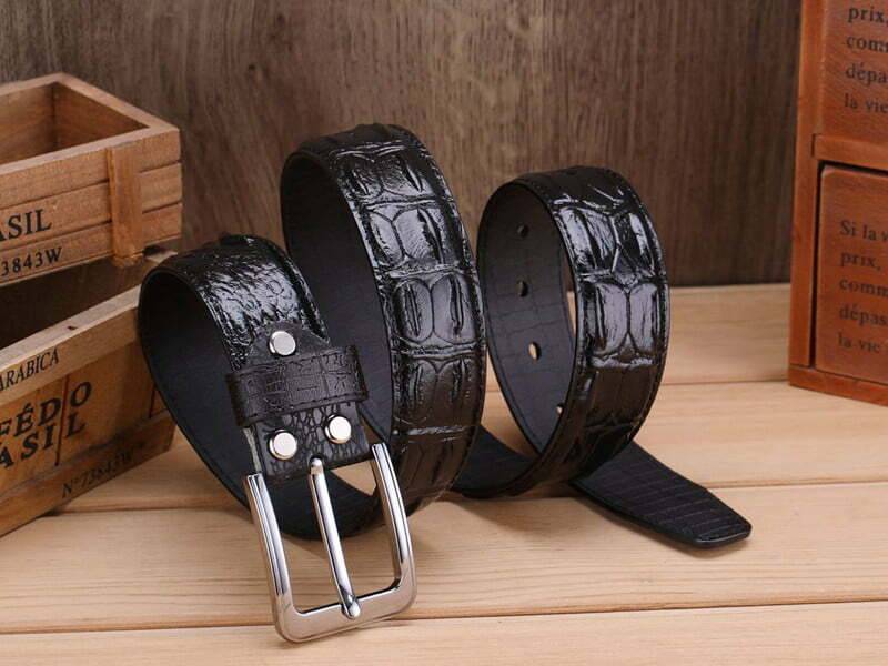 Mens Genuine Leather Belt Luxury Designer Belts Men Cowskin Strap Male Jeans