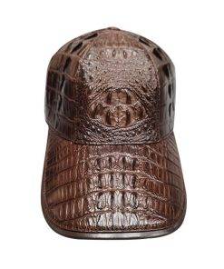 Original Crocodile Leather Baseball Cap Adjustable Sports Hats