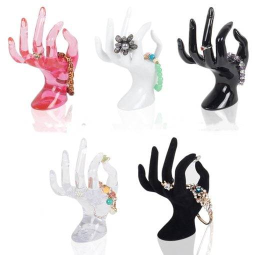 Jewelry Display Holder Hand Bracelet Ring Rack Necklace Stand Women Mannequin Decorative Organizer - Image 2
