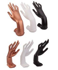 Hand Jewelry Display Holder Bracelet Ring Rack Polyresin Necklace Stand