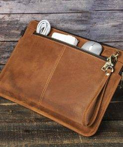 Genuine Leather Laptop Bags for Macbook Pro 14 A2442