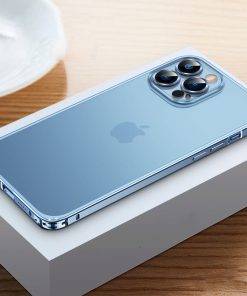 Ultra Thin Shockproof Protection Metal Bumper Case for iPhone 16 Pro Max