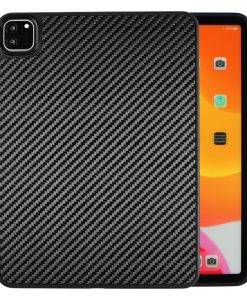 Carbon Fiber Case For Apple iPad Pro 12.9 11 inch Protective Case TPU Edging Tablet Ultra-thin Cover For iPad Pro12.9 inch Cover