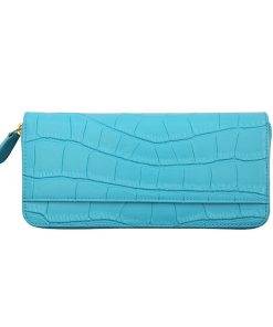 Women's Luxury Purse Crocodile Pattern Long Clutch Brand Wallet