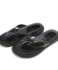 Men’s Alligator Flip Flop Sandal Crocodile Casual Slippers