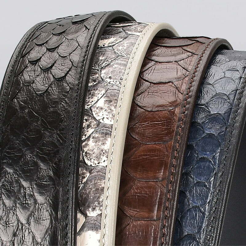 Python Belt Men's, Real Snakeskin