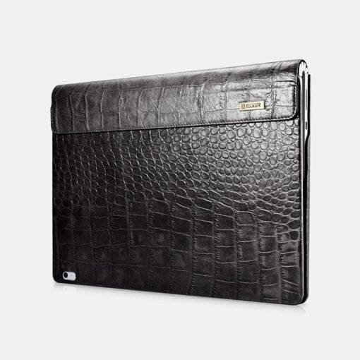 iCarer Genuine Leather Crocodile Pattern Case For Microsoft Surface Book 2 3 - Image 2