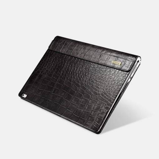 iCarer Genuine Leather Crocodile Pattern Case For Microsoft Surface Book 2 3 - Image 4