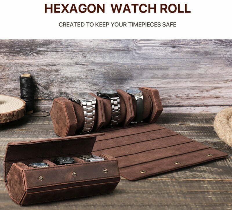 Full-Grain Leather Watch Box