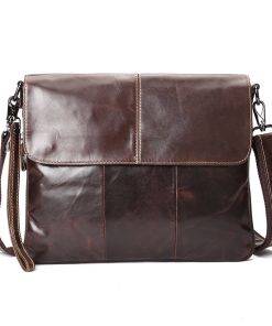 Genuine Leather Cowhide Men's Shoulder Bag Crossbody Messenger Bags