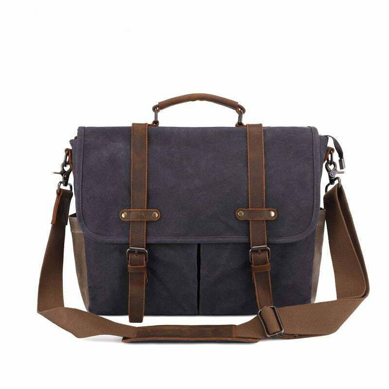 Leather or Canvas Vintage Messenger Bags & Briefcases