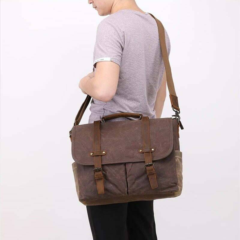  Laptop Messenger briefcase shoulder bag: Genuine