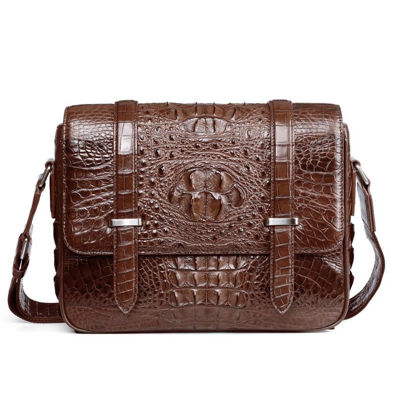Genuine Leather Luxury Alligator Shoulder Bag