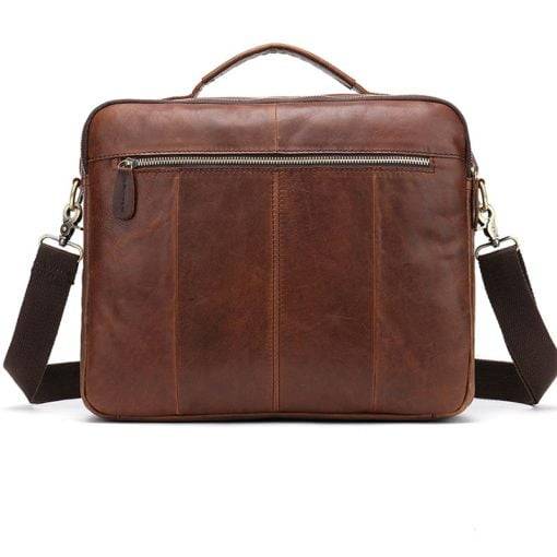 Genuine Leather Men's Shoulder Bag Crossbody Retro Messenger Bags - Image 4