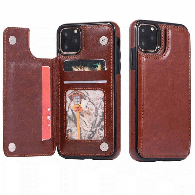 Cardholder Case for iPhone 15 Pro Max in Genuine Python