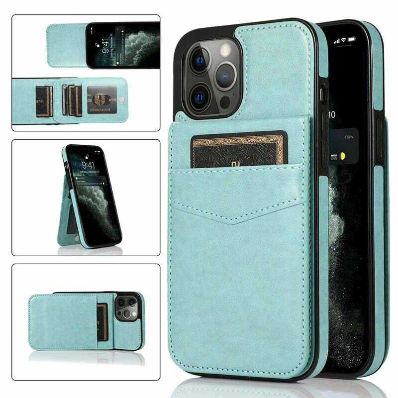 Cardholder Case for iPhone 13 Pro Max in Genuine Python