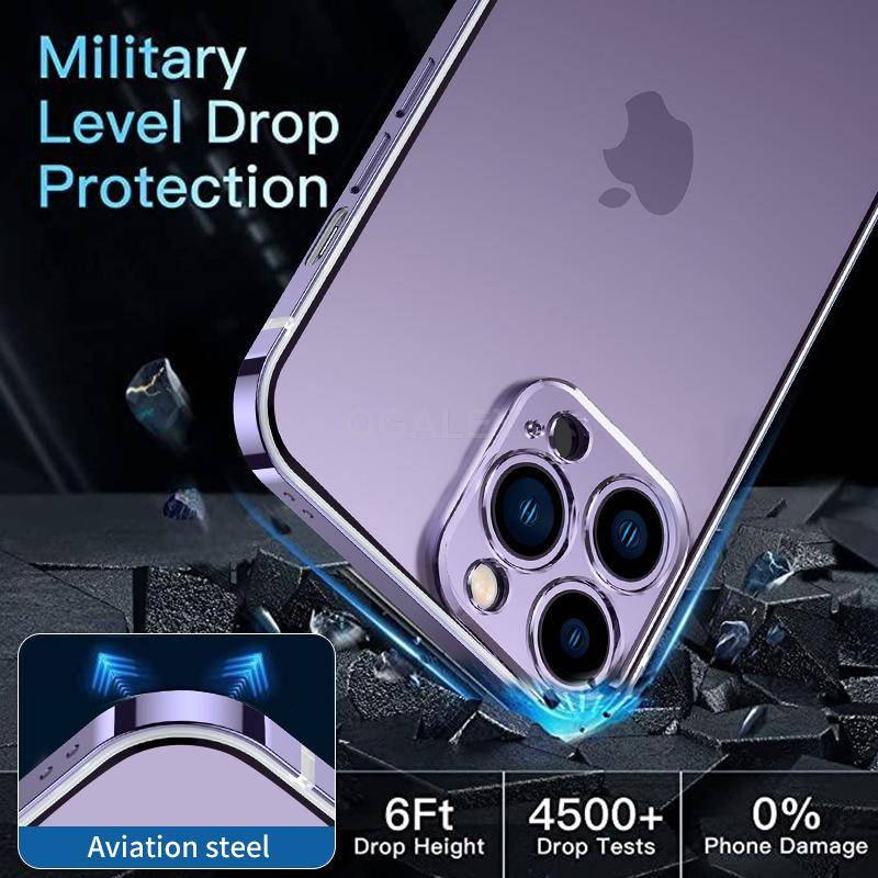 Ultra Thin Shockproof Protection Metal Bumper Case for iPhone 15 Pro Max -  Everweek