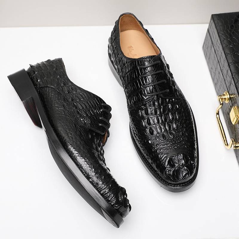 formal Genuine crocodile leather shoes, honourable real crocodile