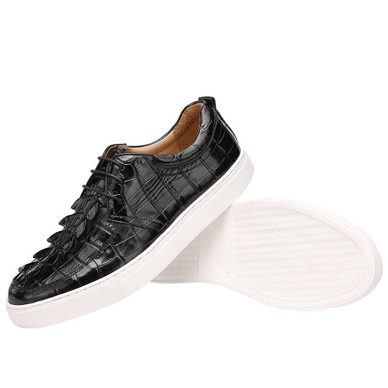 Mens Crocodile Skin Effect Shoes