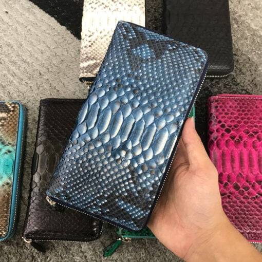 Snakeskin Purse for Women Genuine Python Leather - Image 3