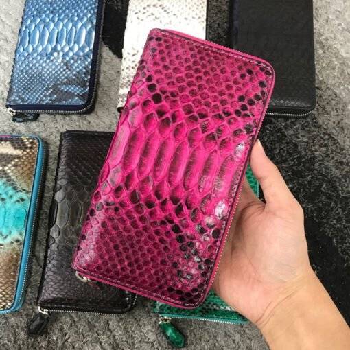 Snakeskin Purse for Women Genuine Python Leather - Image 5