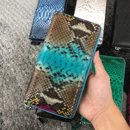 Snakeskin Purse for Women Genuine Python Leather - Image 7