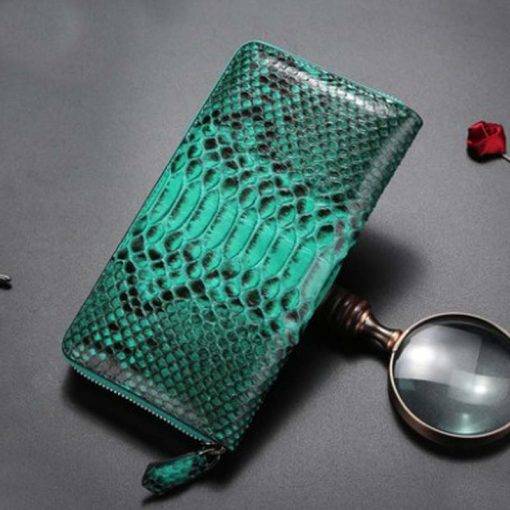 Snakeskin Purse for Women Genuine Python Leather