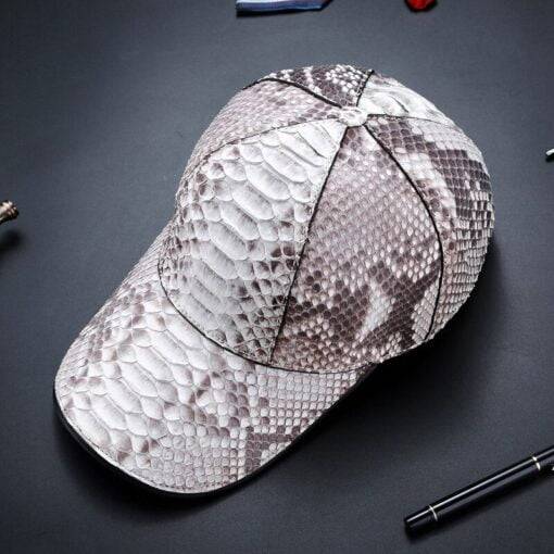 Genuine Snakeskin Hat Python Skin Hat Baseball Cap