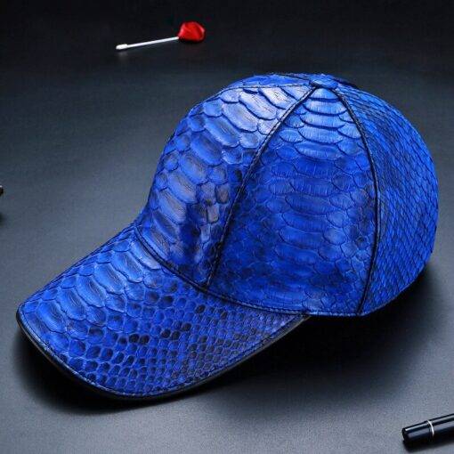 Genuine Snakeskin Hat Python Skin Hat Baseball Cap - Image 6