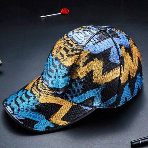 Genuine Snakeskin Hat Python Skin Hat Baseball Cap - Image 7