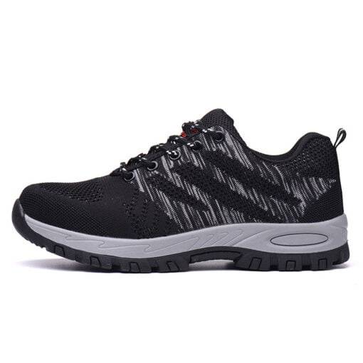 Wide Steel Toe Mens Shoes Safety Work Sneakers Fashion Comfortable Sneakers - Image 4