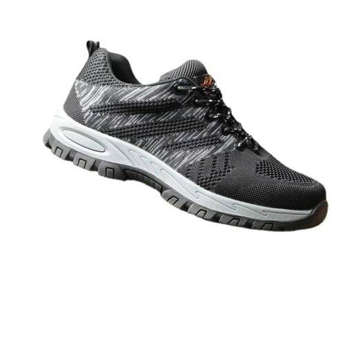 Wide Steel Toe Mens Shoes Safety Work Sneakers Fashion Comfortable Sneakers - Image 6