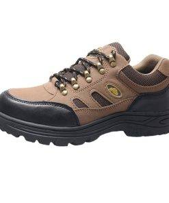 Men's Steel Toe Slip Resistant Puncture Proof Construction Safety Work Shoes