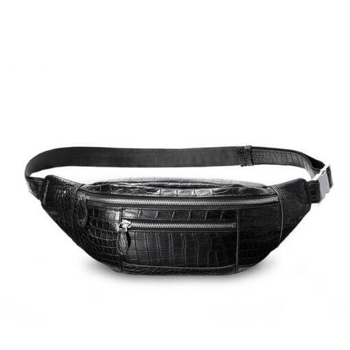 Crocodile Leather Belt Bag Alligator Chest bags