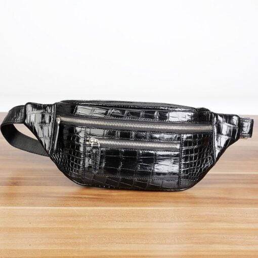 Crocodile Leather Belt Bag Alligator Chest bags - Image 3