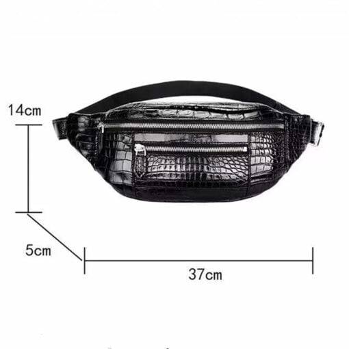 Crocodile Leather Belt Bag Alligator Chest bags - Image 7