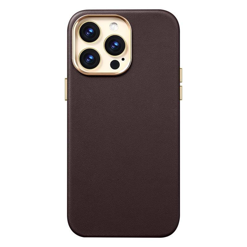 Pro Leather Case - iPhone 14 Pro - Navy (MagSafe Compatible)