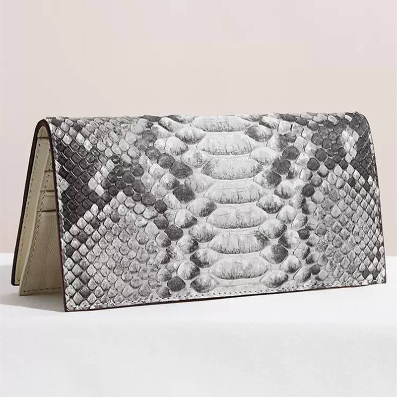 snakeskin purse