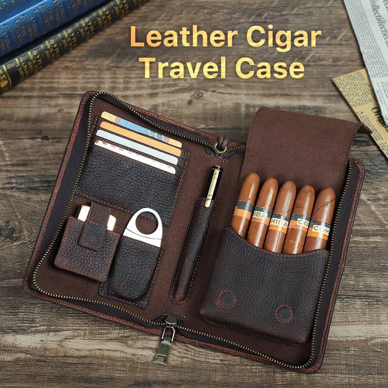 Leather Cigar Case