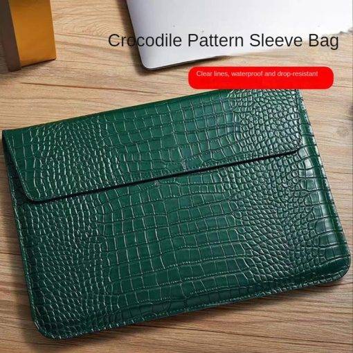 Macbook Air Sleeve Crocodile Pattern Laptop Sleeve Bag for MacBook Air 13 - Image 7