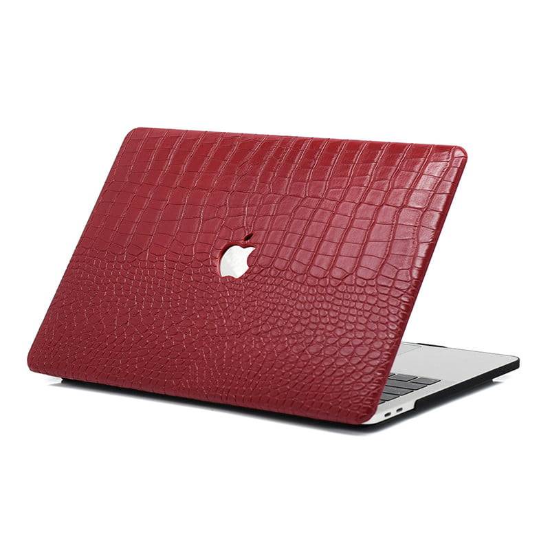 Bags, New Faux Red Crocodile Leather Laptop Sleeve Case