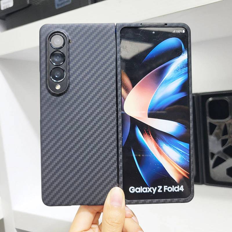 Real Carbon Fiber case for Samsung Galaxy Z Fold 5 Luxury Latticed