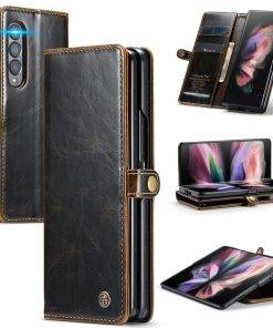 Samsung Galaxy Z Fold 5 Wallet Case with Card Holder Flip Case RFID Blocking