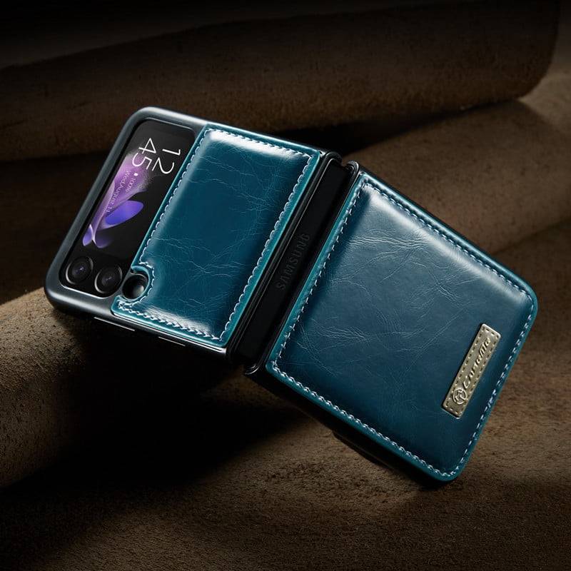 Samsung Galaxy Z Flip 5 Leather Back Cover Case - FXC