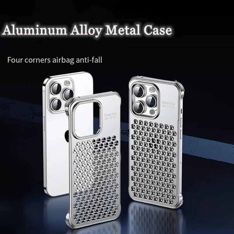 BRUSHED METAL Phone Case for Apple iPhone 15, iPhone 15 Pro