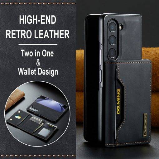 Detachable Wallet & Phone Case for Samsung Galaxy Z Fold 5 Magnetic Card Holder Cover - Image 9